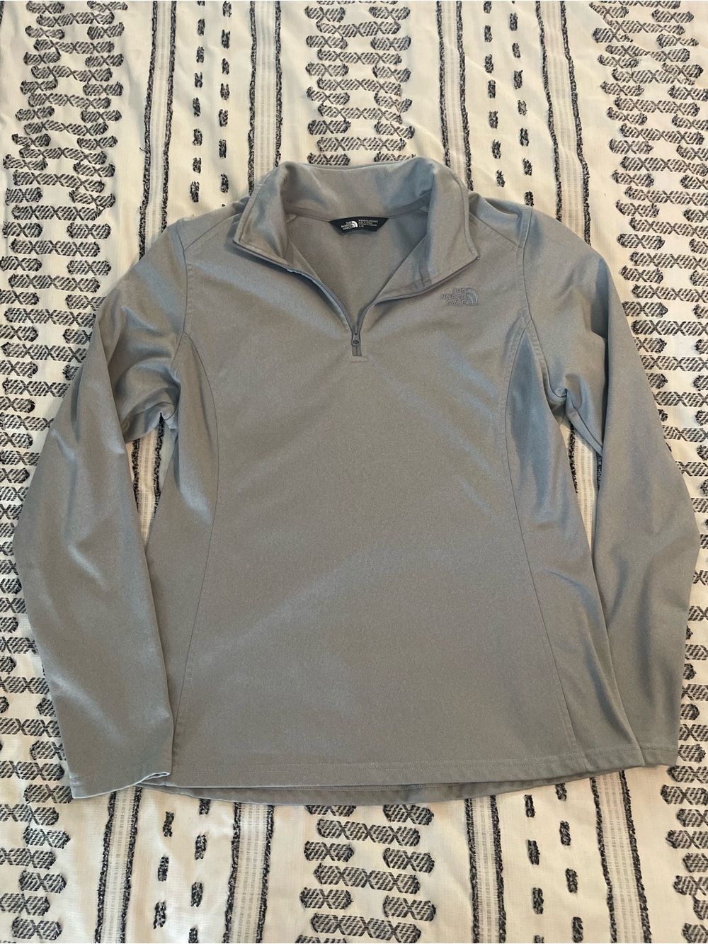 The North Face Gray Quarter-Zip Sweatshirt